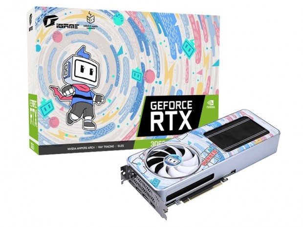 Colorful、両面に90mmファンを備えたBilibili動画コラボのGeForce RTX 3060