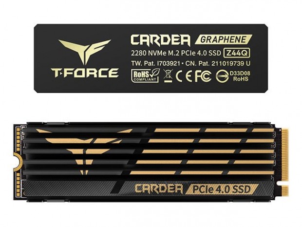 最大容量4TBのPCI-Express4.0（x4）NVMe M.2 SSD、Team「CARDEA Z44Q」