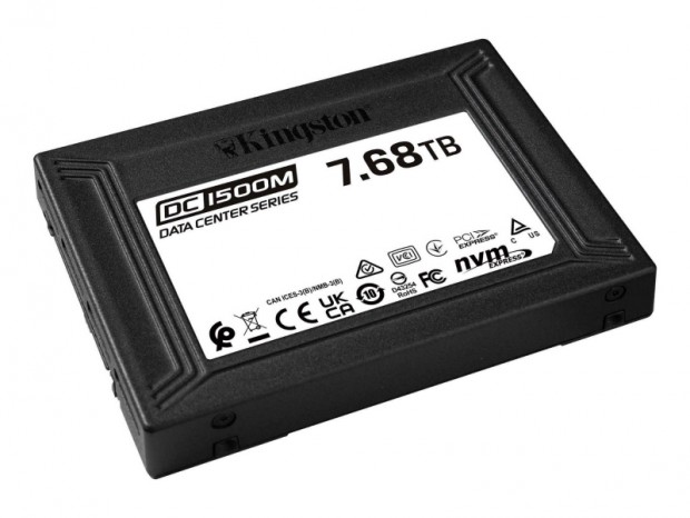 耐久性1DWPDのデータセンター向けU.2 SSD、Kingston「DC1500M」