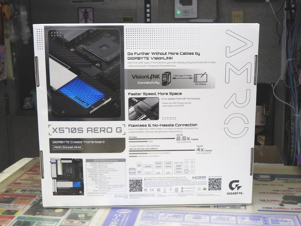 X570S AERO G+Ryzen7 5800X+128GBメモリ　3点セット Amazon | GIGABYTE X570S AERO G Rev.1.0 マザーボード ATX [AMD