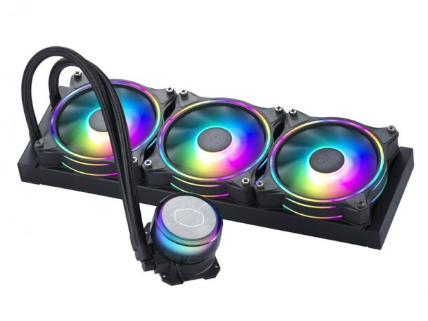 Cooler Master、ハイブリッドARGBファンと半透明ドーム搭載の最新オールインワン水冷発売