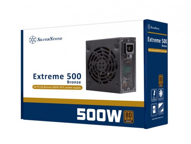 SilverStone、24時間連続稼働が可能なBRONZE認証のSFX電源「Extreme 500 Bronze」