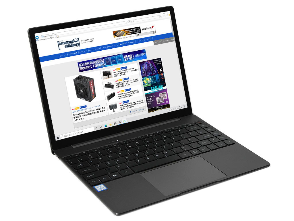 Chuwi CoreBook X (i5 / 16 GB RAM / SSD)SSD容量256GB