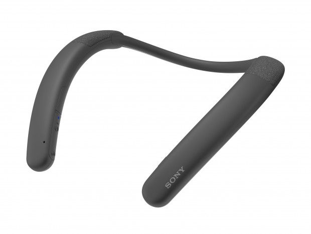 ソニー、フルレンジスピーカー＆パッシブラジエター搭載の高音質ネックスピーカー