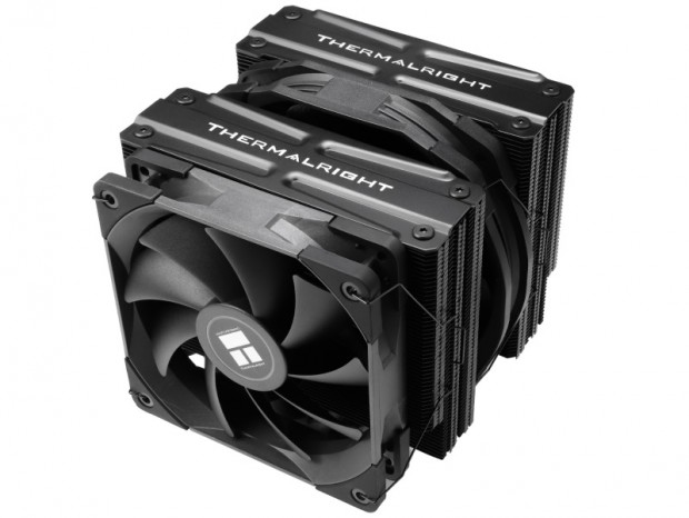 120mmx1、140mmx1ファンを搭載する黒いツインタワーサイドフローがThermalrightから