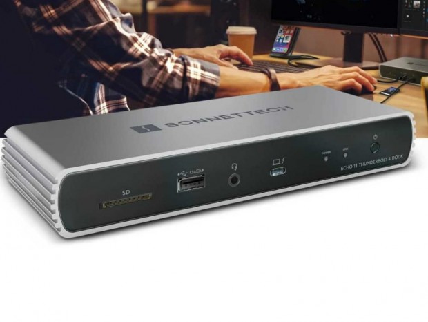 Sonnet、8Kディスプレイにも対応する多機能ドック「Echo 11 Thunderbolt 4 Dock」