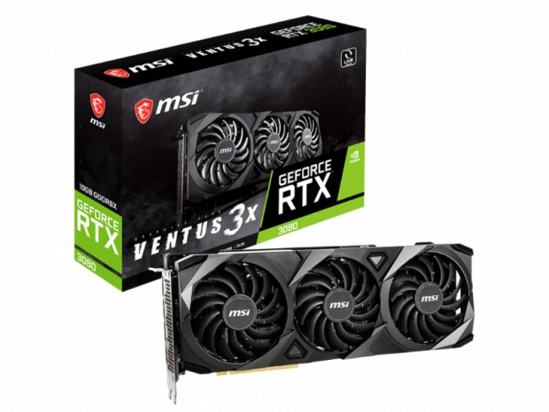 MSI、光らないLHR版GeForce RTX 3080グラフィックスカード発売