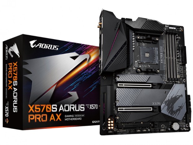 ファンレス仕様のX570ハイエンドゲーミングマザー、GIGABYTE「X570S AORUS PRO AX」