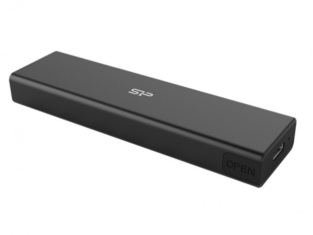SATA/NVMe両対応のM.2 SSDポータブルケース、Silicon Power「PD60」