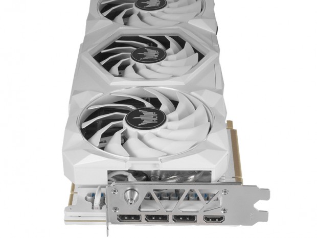 GALAKURO、HOFシリーズに属する白いGeForce RTX 3080 Tiグラフィックスカード