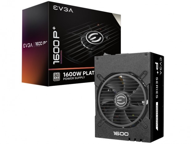 最大容量1,600Wの80PLUS PLATINUM認証電源、EVGA「SuperNOVA P+」シリーズ