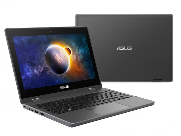 ラバーエッジボディのフリップタイプノート、ASUS「ASUS B1100FKA 