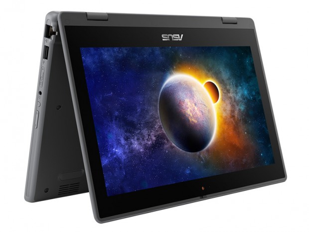 ラバーエッジボディのフリップタイプノート、ASUS「ASUS B1100FKA」発売