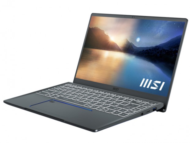 MSI、Core i7-1185G7とGeForce MX450を搭載した14型スリム軽量ノートPC発売