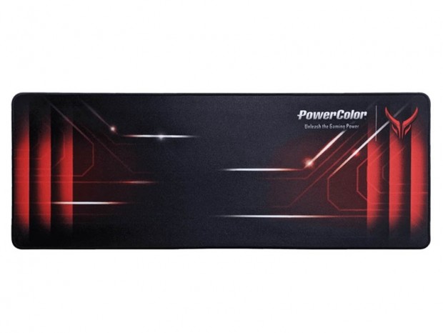 PowerColor、ゆったり800mm幅の大型マウスパッド「Red Devil Gaming Mouse Pad」