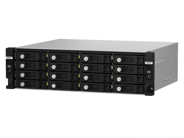 デュアルコントローラ設計の16ベイストレージ拡張ユニット、QNAP「TL-R1620Sdc」