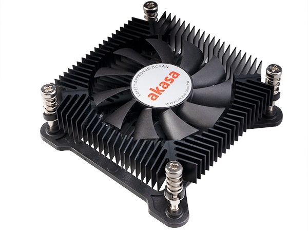 全高わずか16mmの超ロープロファイルCPUクーラー、Akasa「KS7」