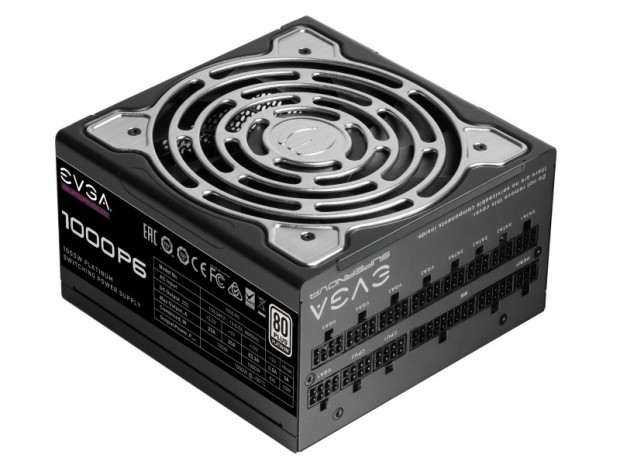 奥行き140mmのフルモジュラーPLATINUM認証電源、EVGA「P6」シリーズ