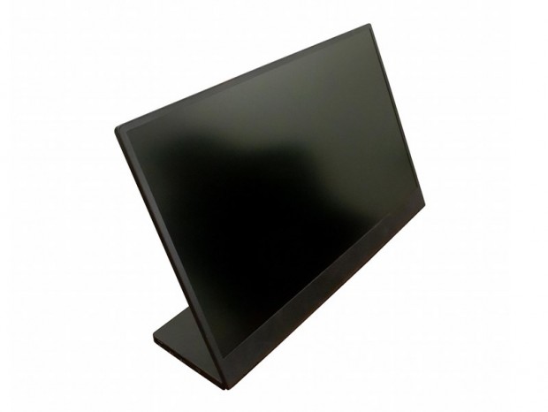 ノートPCとピタリ同角度で並べられる、無段階スタンド搭載のフルHDモバイル液晶が発売