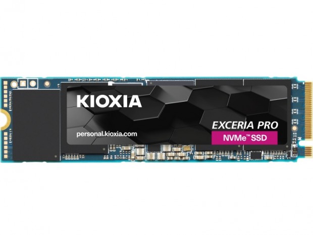 キオクシア、PCIe4.0（x4）接続のコンシューマ向けSSD「EXCERIA PRO SSD」準備中
