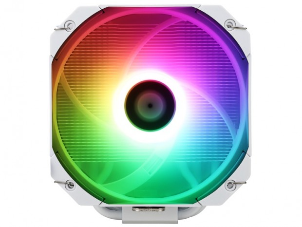 Thermalright、ARGBファン採用の白いサイドフロー「Assassin King 120 Mini WHITE ARGB」