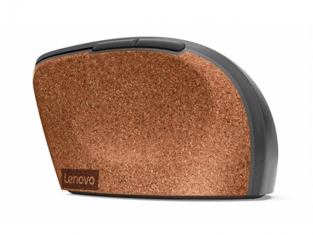 レノボ、握手の角度で握れる垂直型エルゴ「Lenovo Go バーティカル ワイヤレスマウス」