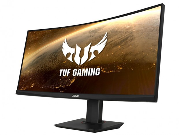 ASUS、35型の湾曲大画面液晶「TUF Gaming VG35VQ」など3モデルを国内発売