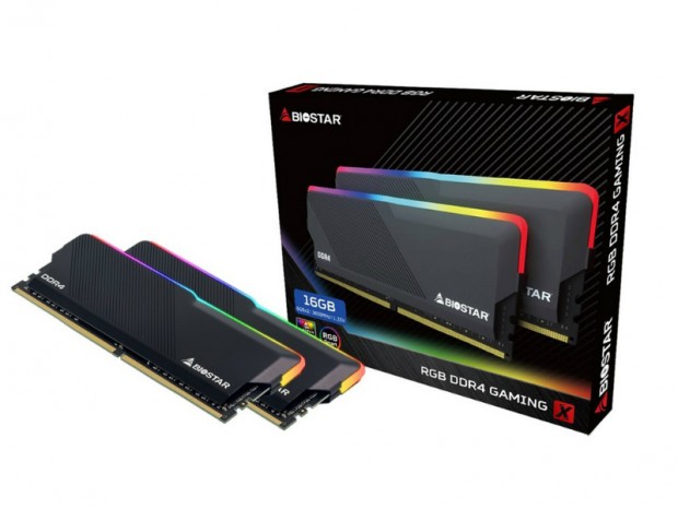 BIOSTAR初のARGB対応DDR4メモリ「RGB DDR4 GAMING X」シリーズ発売