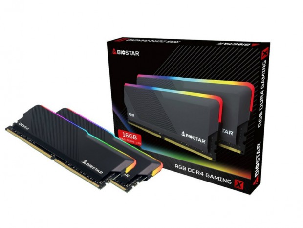 BIOSTAR初のARGB対応DDR4メモリ「RGB DDR4 GAMING X」シリーズ発売