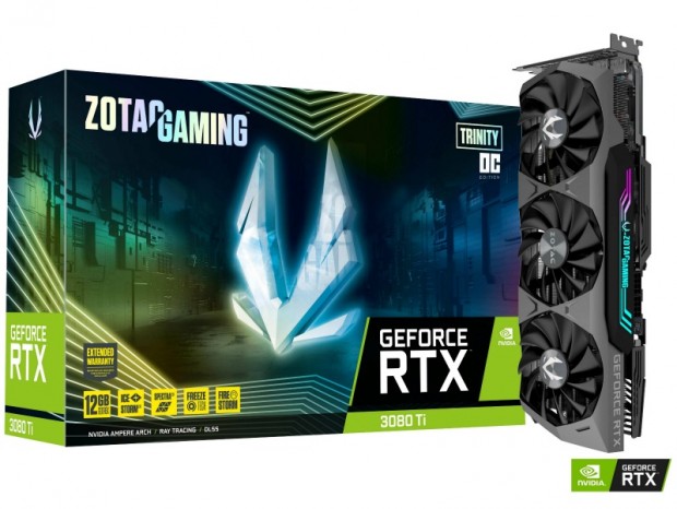 3連ファンクーラー搭載のOCモデル「ZOTAC GAMING GeForce RTX 3080 Ti