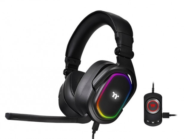 DTS Headphone: X v2.0対応ゲーミングヘッドセット、Thermaltake「ARGENT H5 RGB 7.1」