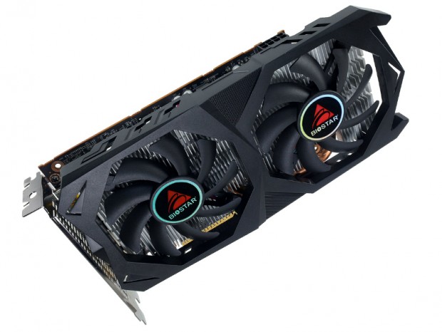 定格仕様のデュアルファンクーラー搭載Radeon RX 6600 XT、BIOSTAR「VA66T6TM81」