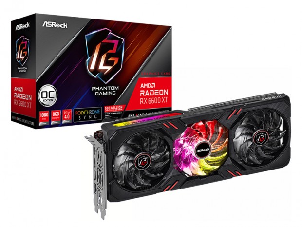 ASRock、Radeon RX 6600 XT搭載グラフィックスカード計3モデルを12日