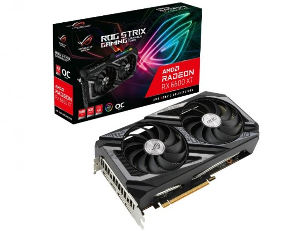 ASUS、デュアルファン搭載のOC版Radeon RX 6600 XT計2モデル発売