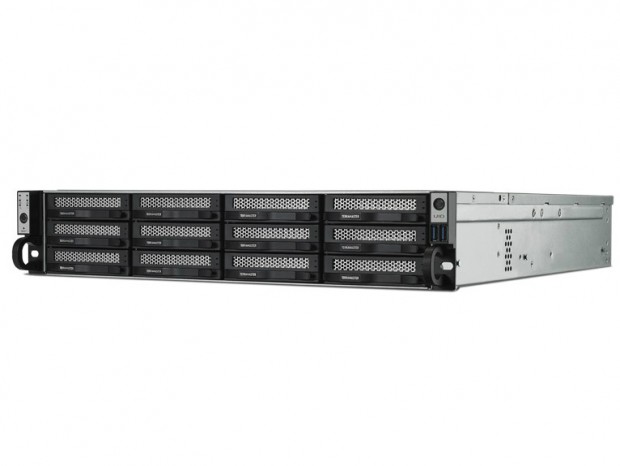 クアッドギガビットLAN標準の12ベイストレージサーバー、TerraMaster「U12-722-2224」