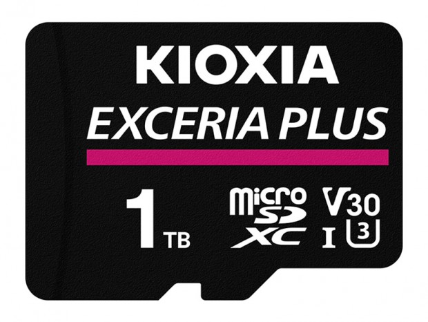 キオクシア、4K動画対応のmicroSD「EXCERIA PLUS」に容量1TBを追加