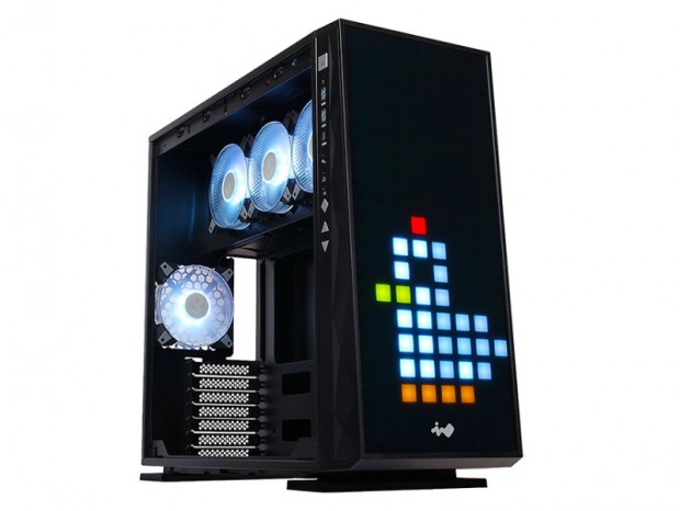 フロントパネルでゲームが遊べるミドルタワー、In Win「309 Gaming Edition」