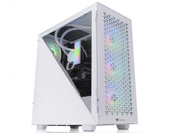 三角窓のミドルタワー、Thermaltake「Divider 300 TG」に高エアフローモデル追加