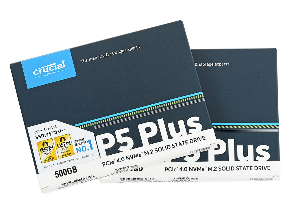 Crucial「P5 Plus」検証：オールインハウスの高速PCI-Express4.0 SSD