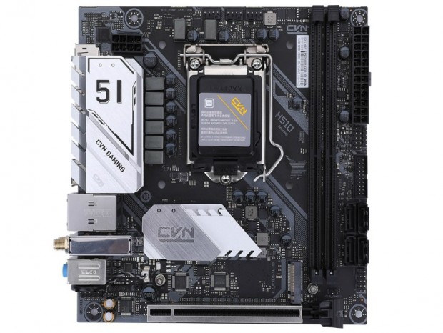 Intel H510採用のゲーミングMini-ITXマザーボード、Colorful「CVN H510I GAMING V20」
