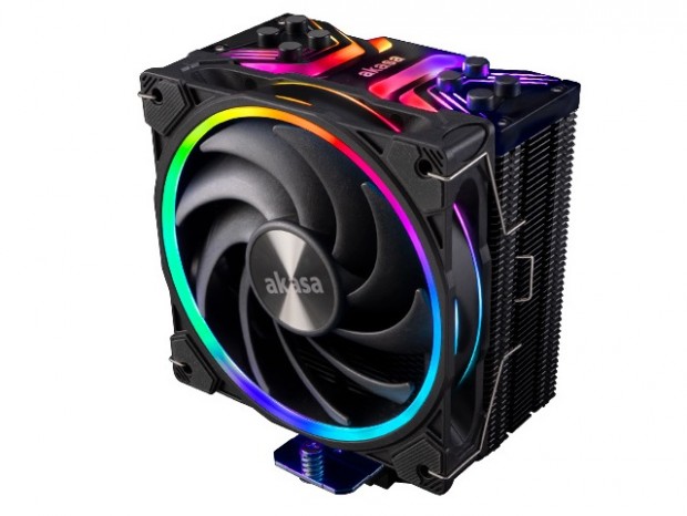 アドレサブルRGB LED内蔵のスリムサイドフロー、Akasa「Soho H4」
