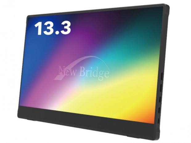HDR対応のフルHDモバイル液晶、New Bridge「NB-S133BK」など2機種発売