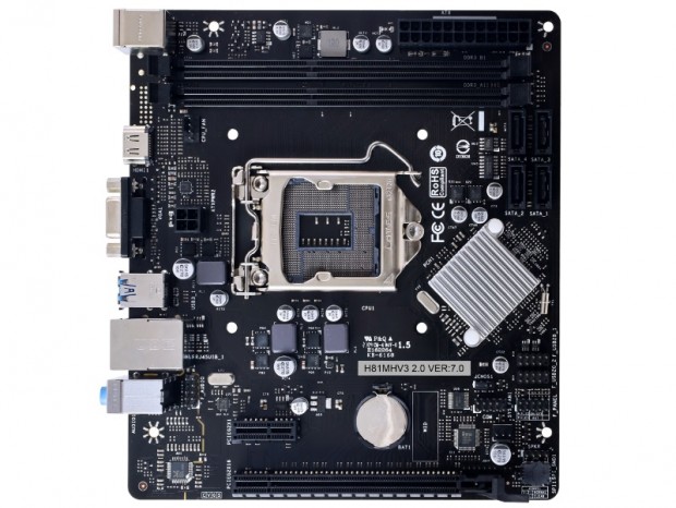 第4世代Coreプロセッサに対応するMicroATXマザーボード、BIOSTAR「H81MHV3 2.0」