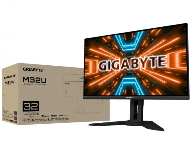144Hz/1ms対応の31.5型4Kゲーミング液晶、GIGABYTE「M32U」など2種発売
