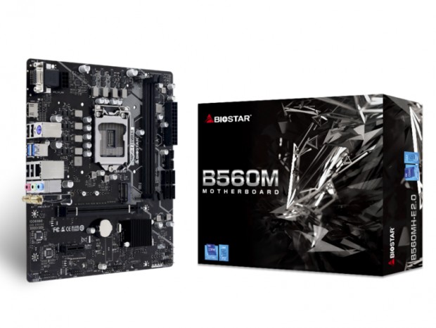 B560チップ採用のエントリーMicroATXマザーボード、BIOSTAR「B560MH-E