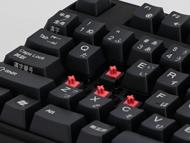オウルテック、静音赤軸モデルなどCHERRY MX搭載メカニカルキーボード3製品発売