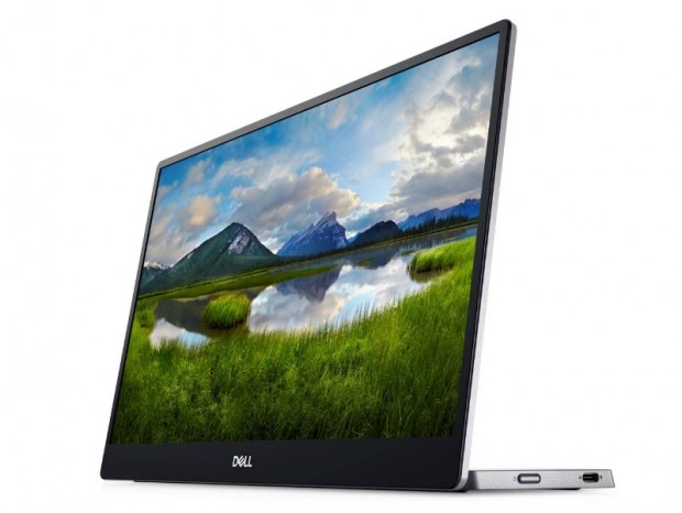 USB Type-C対応の14型フルHDモバイル液晶、デル「C1422H」発売