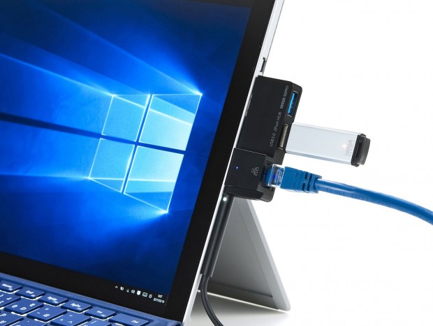 Surface ProにピッタリなギガビットLAN搭載USBハブがサンワサプライから