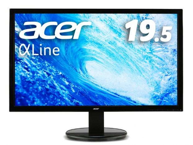 日本エイサー、省スペースな19.5型液晶ディスプレイ「K202HQLbmix」