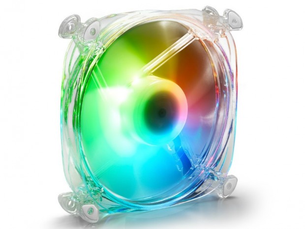 最大ノイズ17.5dBAの120mm ARGBファン、SHARKOON「SHARK DISC RGB」